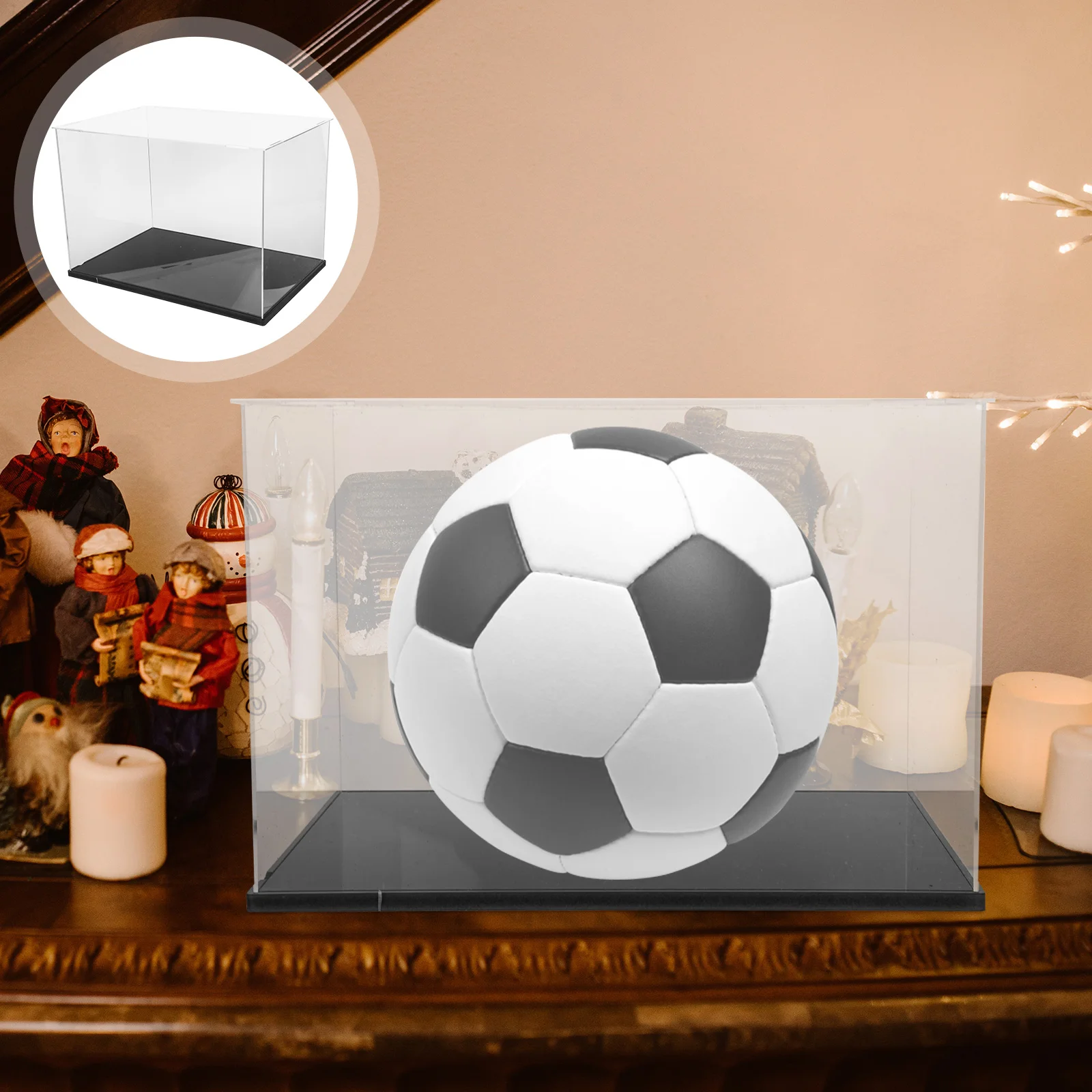 

Прозрачная акриловая подставка для чехла с изображением футбольного кубика