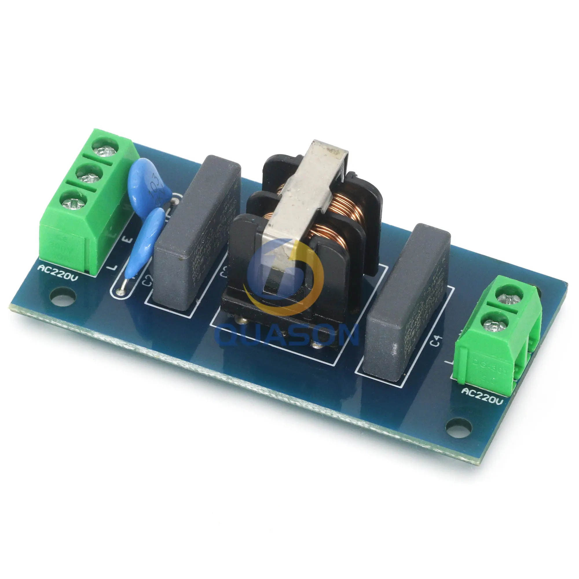 Фильтр EMI усилитель звука разъем фильтра 220 В 2 А модуль плата питания |