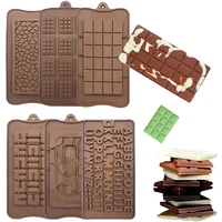 6pcset waffle chocolate molds different full page waffles handmade size chocolate chip molds diy ice cubes letter numbers mold
