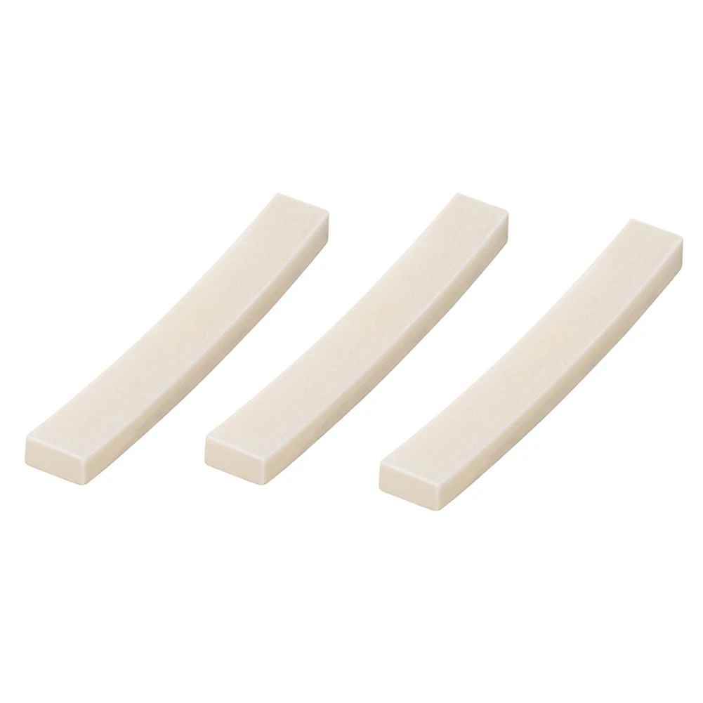 

1/3pcs Natural Buffalo Bone Guitar Nuts Saddle Blank for Electric Classical Guitar Bass