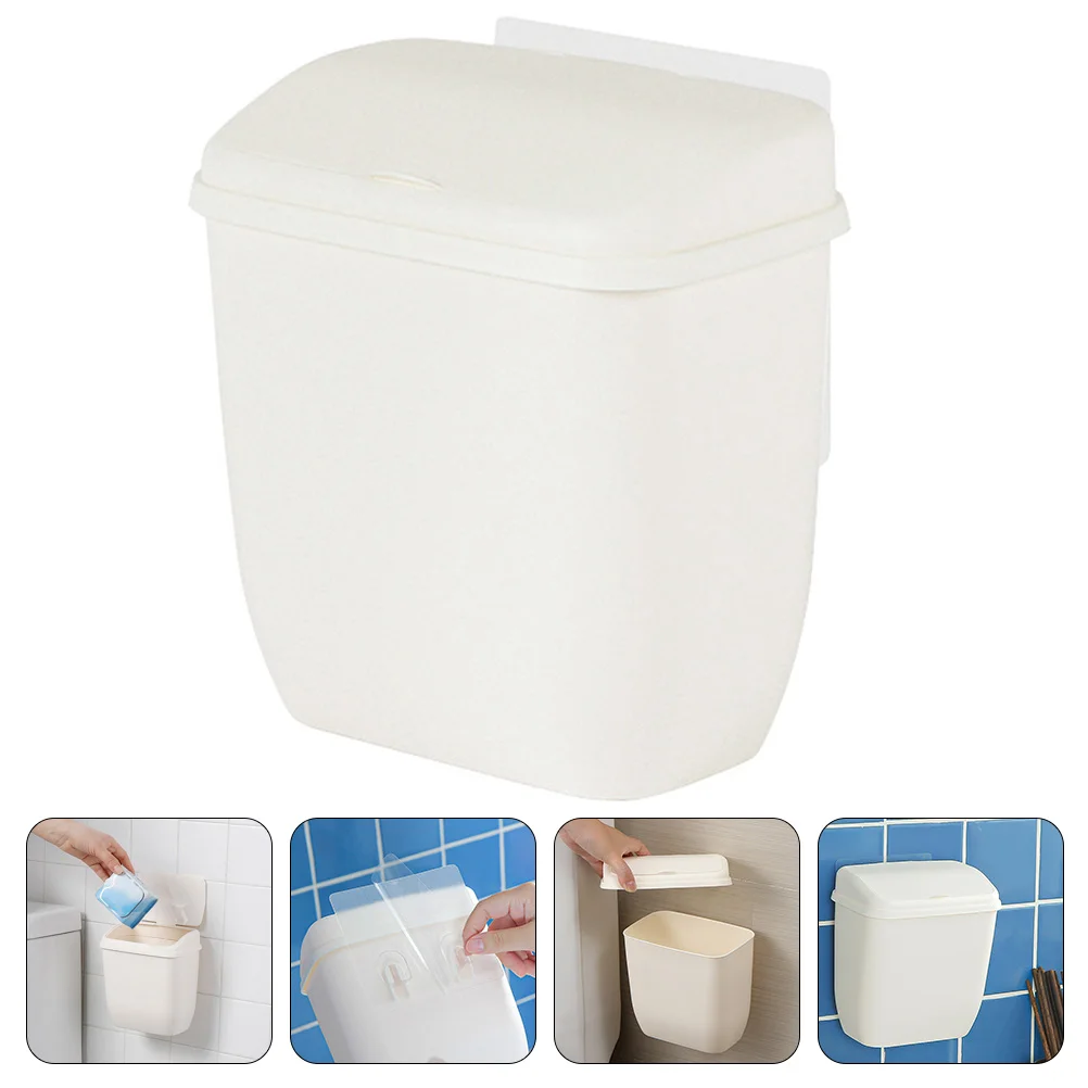 

Kitchen Can Trash Garbage Waste Bucket Bathroom Basket Laundrylint Bin Hanging Accessory Cabinet Container Covered Room