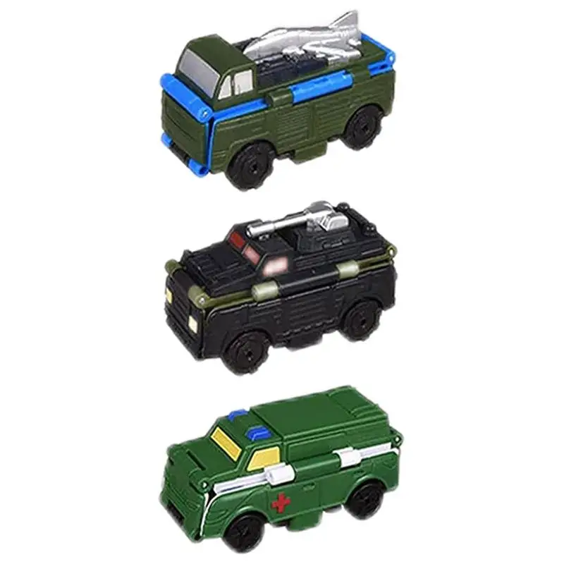 

Автомобильная игрушка заднего вида, креативная искусственная игрушка, мини-трансформирующая машина, термостойкая, преобразующая две формы, не требует батареек