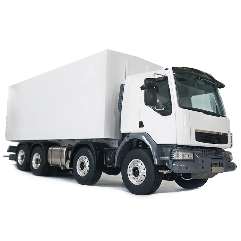 Игрушки Lesu Metal масштаб 1:14 радиоуправляемые полностью закрытые грузовики для