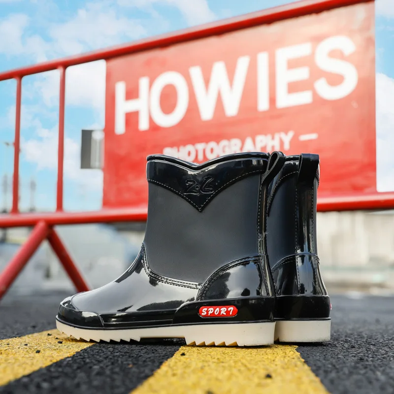 

Резиновые сапоги Comemore, женские резиновые сапоги, садовые женские водонепроницаемые сапоги до щиколотки, галоши, женские сапоги