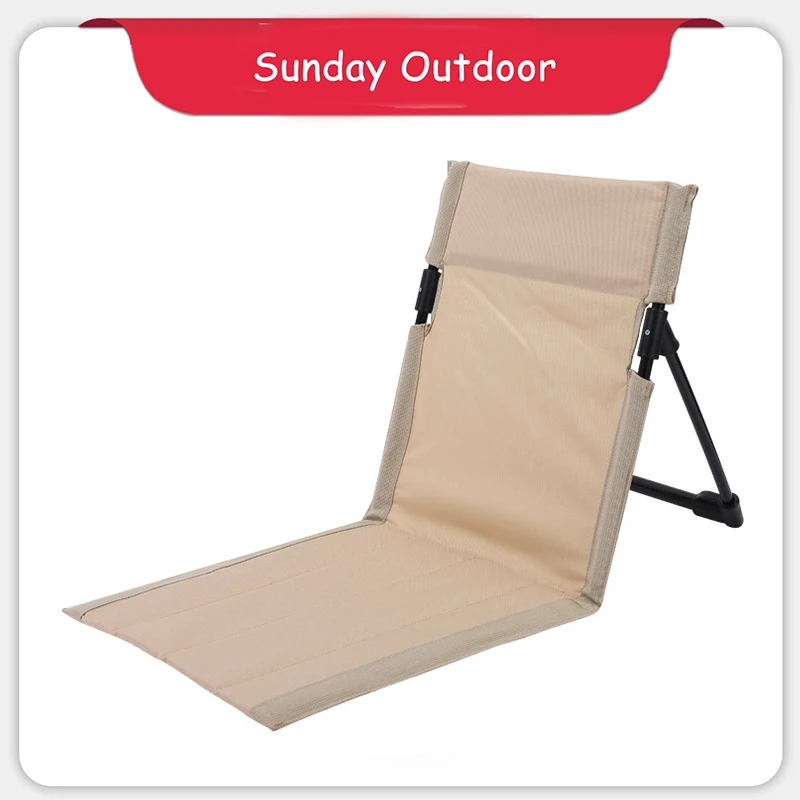 

Portable Chair for Camping and Stadiums Comfortable and Adjustable Back Support Lightweight and Foldable Water-Resistant