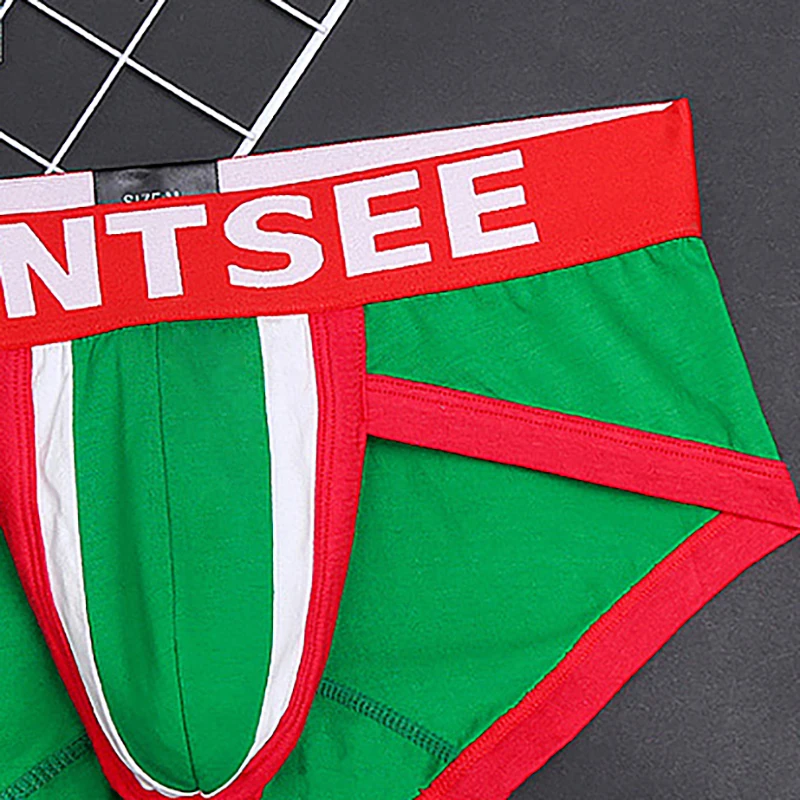 FK Cotton Sexy Man's Underwear Briefs Underpants Elasticity Breathable Men's Bikini Gay Panties Male Shorts Calzoncillos 3PCS