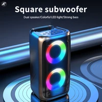 bluetooth audio dual 4 speaker square dance subwoofer outdoor shop dedicated wireless caixa de som for pc gamer new users bonus