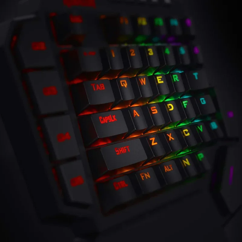 Redragon K585 DITI Одноручная механическая игровая клавиатура RGB подставка для запястий