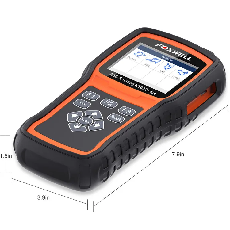 Диагностика двигателя Foxwell NT630 PLUS OBDII считывание кода ABS SRS и четкое поток данных