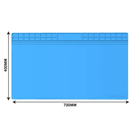 ESD-безопасный силиконовый паяльный коврик для ремонта процессора телефона, термостойкий, до 400 лет ° C и антистатический с функцией восстановления памяти