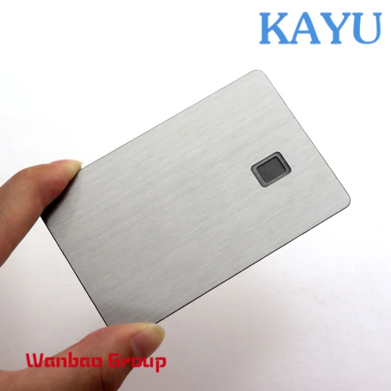 0.8mm blank stainless steel with chip metal credit card bank deluxe embossed digital printed card metal business card