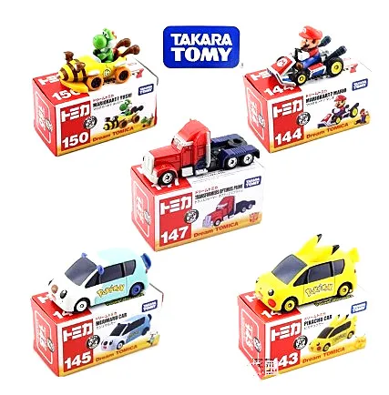 

Takara Tomy Car Pikachu Super Mari Ornament Cars Model Child Toys Birthday Gift Tomy Tomica Alloy Car Anime Action Figure Kids