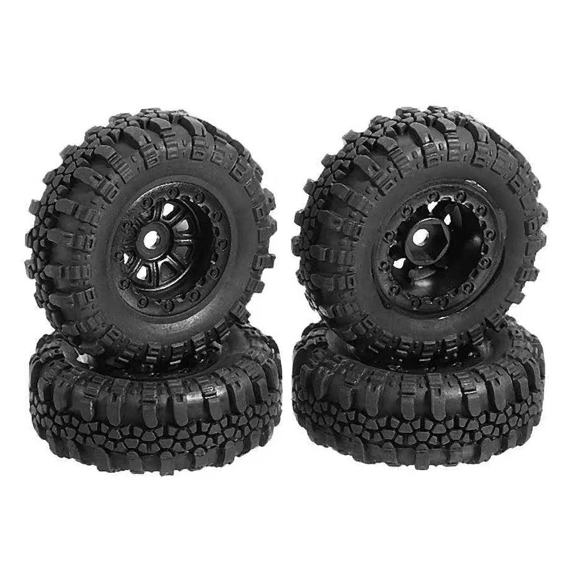 

4PCS 47X18mm Wheel Rims Tires Tyre Set for Axial SCX24 90081 AXI00001 1/24 RC Crawler Car Upgrade Parts Accessories