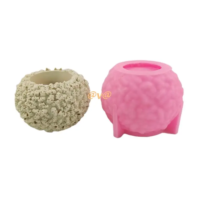 

Handmade Flower Pot Silicone Mold Clay Mold for DIY Succulent Plant Pot Mold
