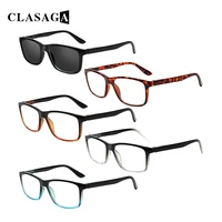 clasaga reading glasses men and women hd optical clear lens presbyopia prescription magnifying glass contains outdoor sunglasses