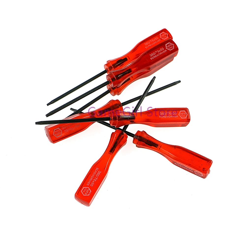 2 шт. красная отвертка Torx T6 для контроллера XBOX360 XBOXONE инструмент ремонта