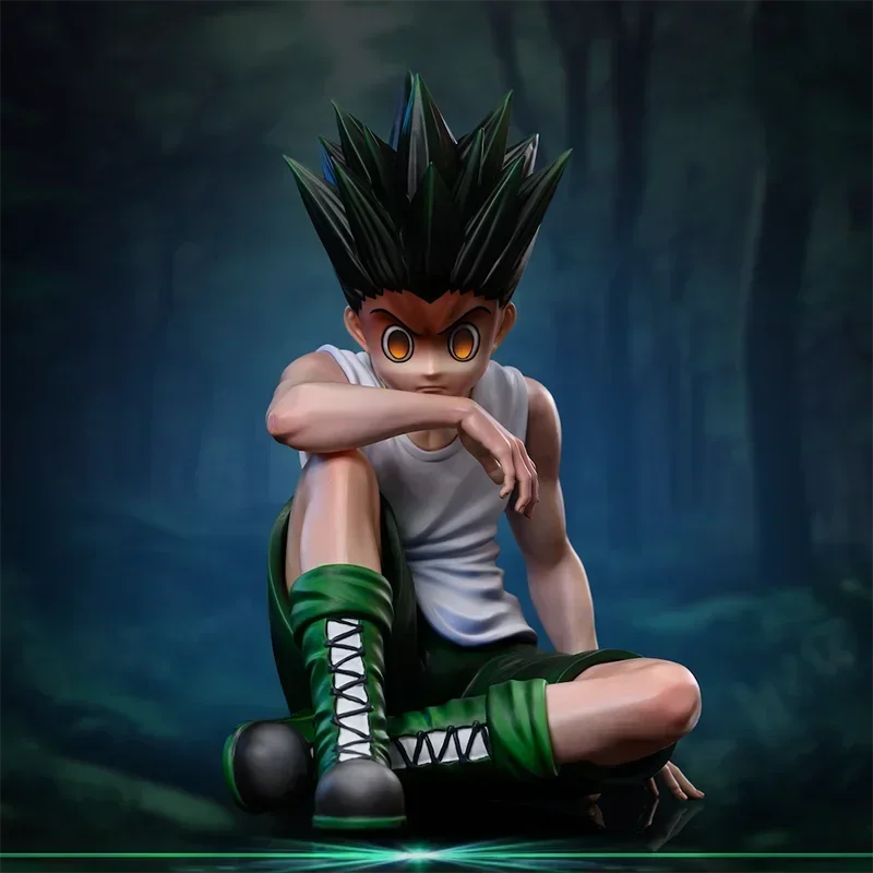 Фото [В НАЛИЧИИ] Hunter×Hunter Gon Killua Аниме Фигурка Лапша Стопор Модель Украшения GON·FREECSS Killua Zoldyck Фигурка Игрушка на заказ №5