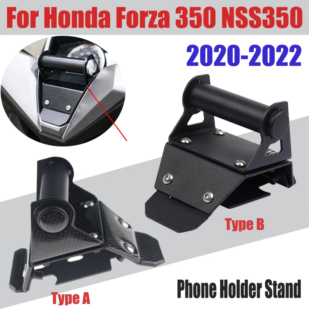 For Honda Forza 350 Forza350 NSS350 2020 - 2022 Motorcycle Mobile Phone Holder Stand GPS Navigation Plate Bracket Accessories