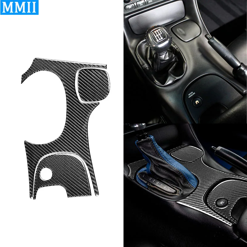 

For Chevrolet Corvette C5 1998-2004 Carbon Fiber Central Control Gear Shift Frame Car Styling Protection Accessories Sticker