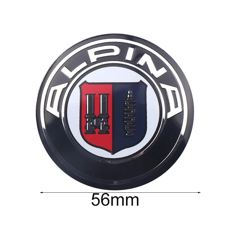 4 шт. 56 5 мм флейки задние крышки для логотипа Alpina BMW X1 X3 X4 X5 Z3 E36 E39 E46 F10 F20