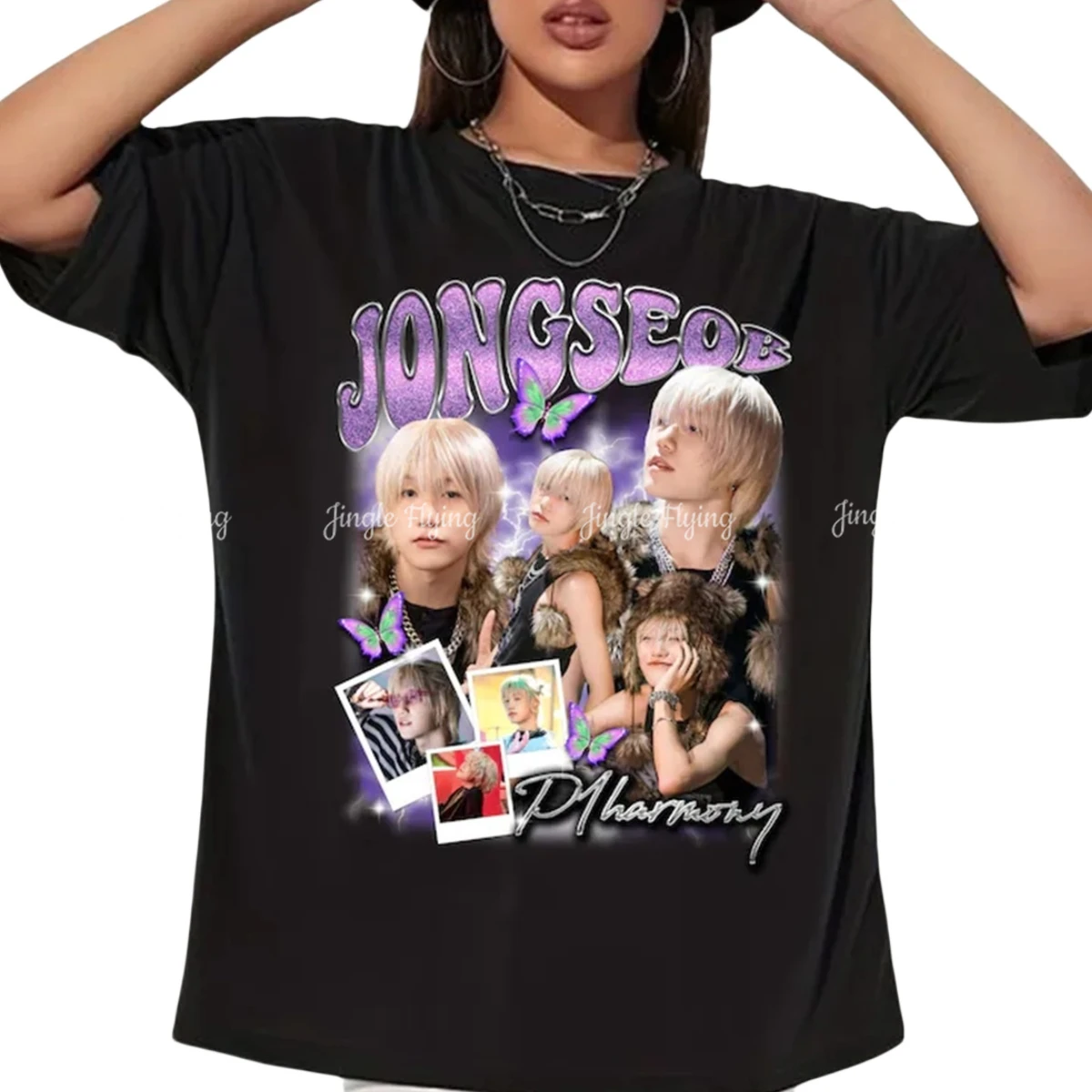 Jongseob P1harmony графическая футболка 2024 живое путешествие по миру рубашка Keeho Тео Jiung