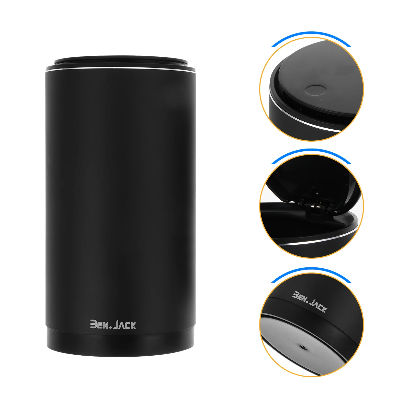 

Bins Lids Cup Containers Lids 13.5X7.2cm Car Trash Can Black Auto Garbage Can Vehicle Garbage Car Seat Organizer