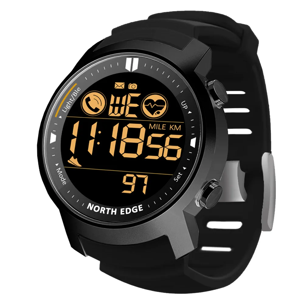 

Smart Sports Metal Watch Heart Rate Measurement Waterproof Swimming Bluetooth Calorie Consumption Tactics Multi-functional Exqui