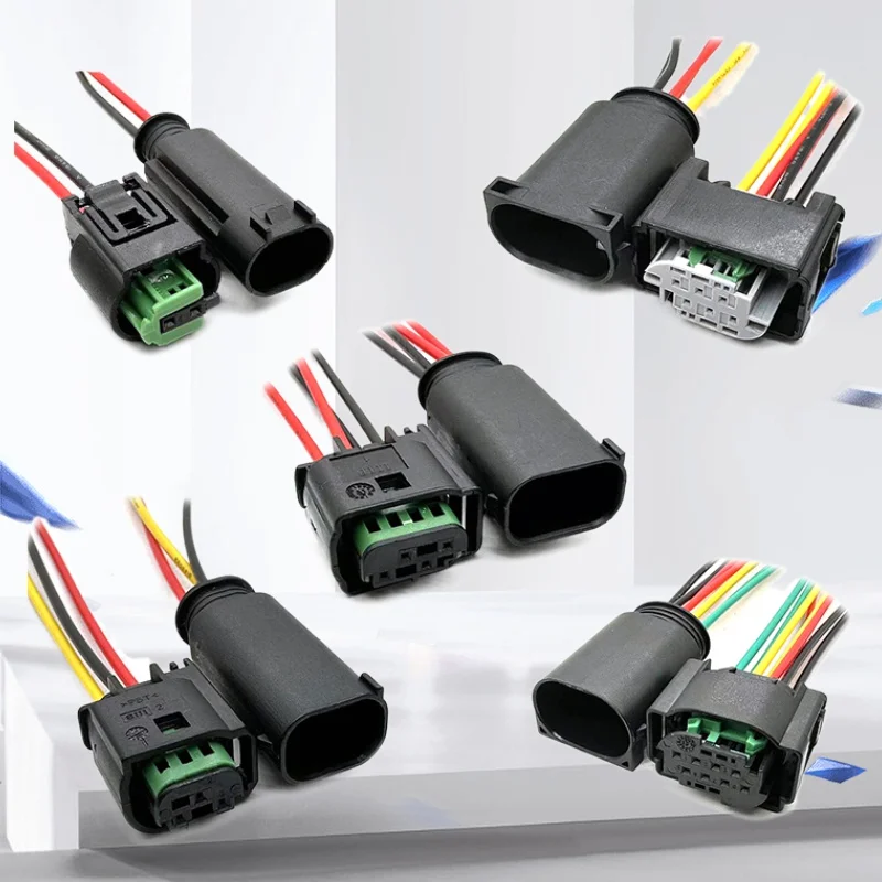 

2P 3P 4P 6P 8Pin Reverse Radar Sensor Connector Plug 1-967644-1 968402-1 4F0972708