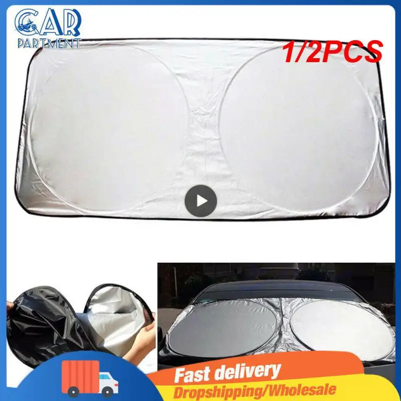 

1/2 шт., солнцезащитные блоки для лобового стекла автомобиля