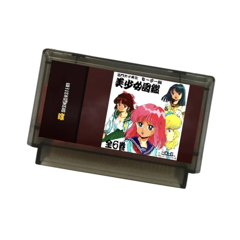 

Sailor Fuku Bishoujo Zukan Vol. 1 - 6 Japanese(FDS Emulated) Game Cartridge for FC Console 60Pins Video Game Card