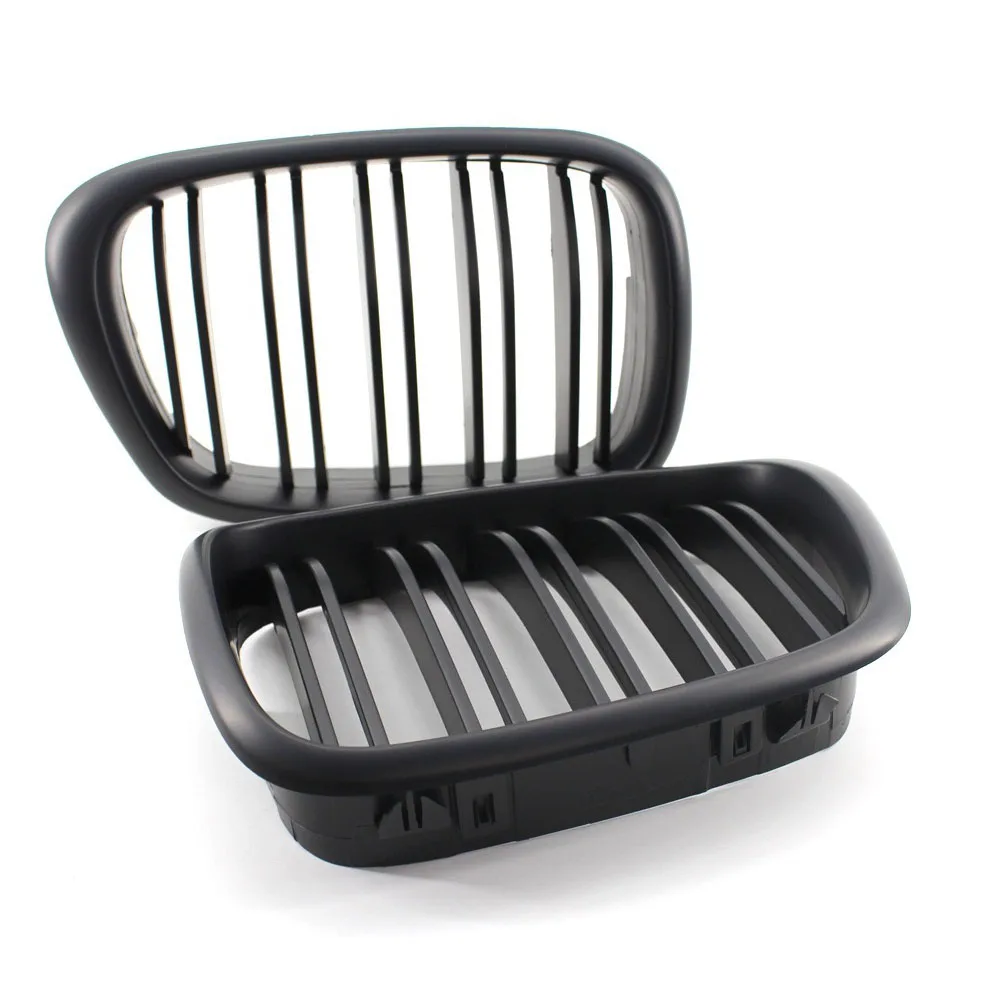 Передняя решетка радиатора автомобиля двойная для BMW E39 5 серии 525 528 1999-2004