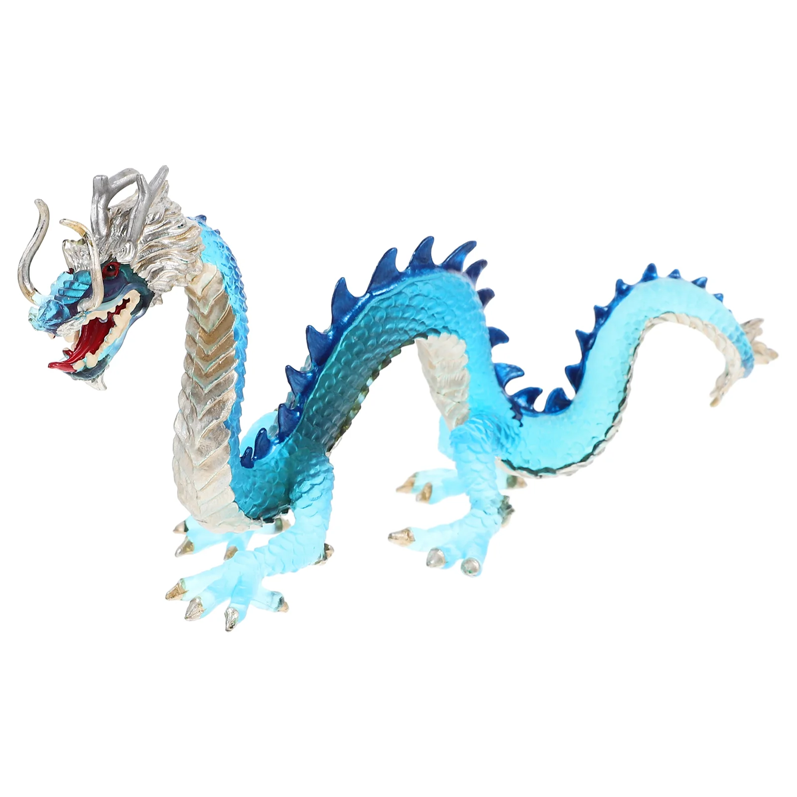 

Модель китайского дракона, орнамент, крафтовое украшение, имитация скульптуры, игрушки для детей, игрушки животных