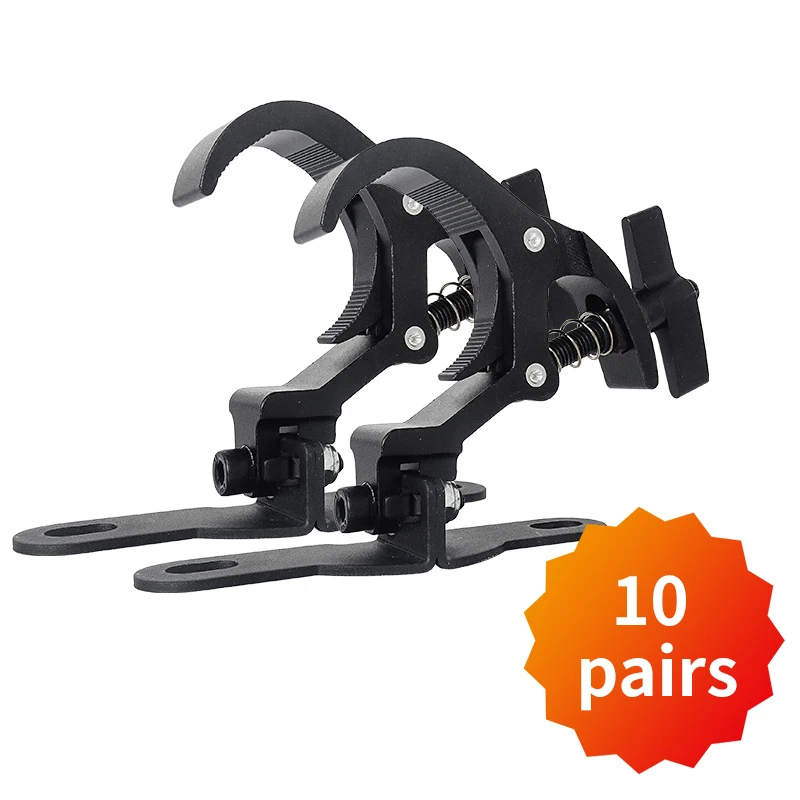 

2-10 пар алюминиевый световой крючок, светодиодный крючок с подвижной головкой, сценический светильник, ферменный зажим, складной пружинный крючок, осветительный крючок