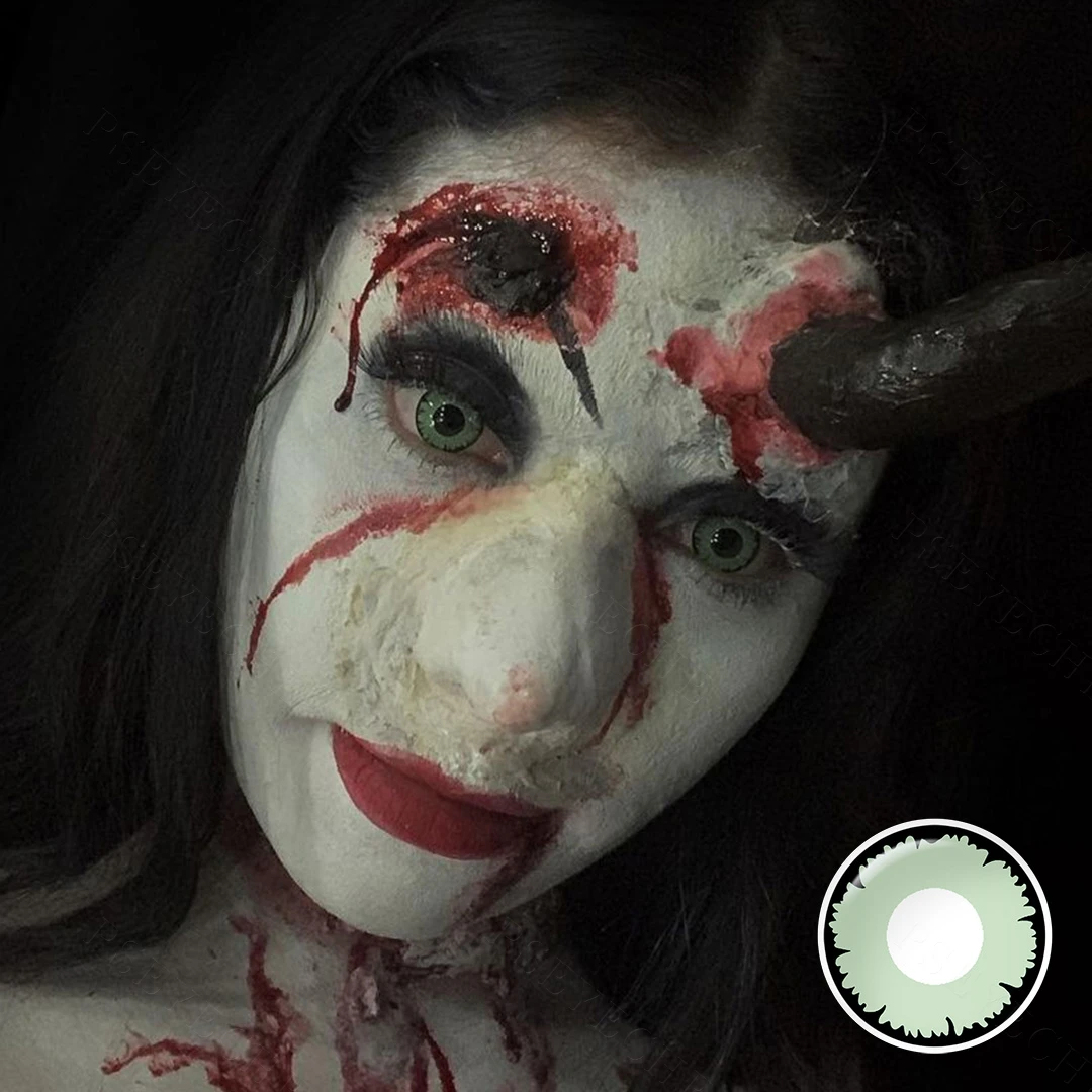 Pseyeche глаза вампира контактные линзы для Хэллоуина 1 пара в форме ящерицы год