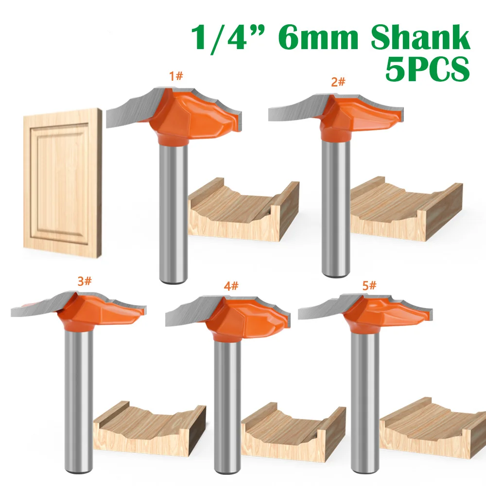 

1/4 Handle Door Knife Trimming Machine Using Milling Cutter Cabinet Door/cabinet Frame Knife Woodworking Tool Wood Carving Tools