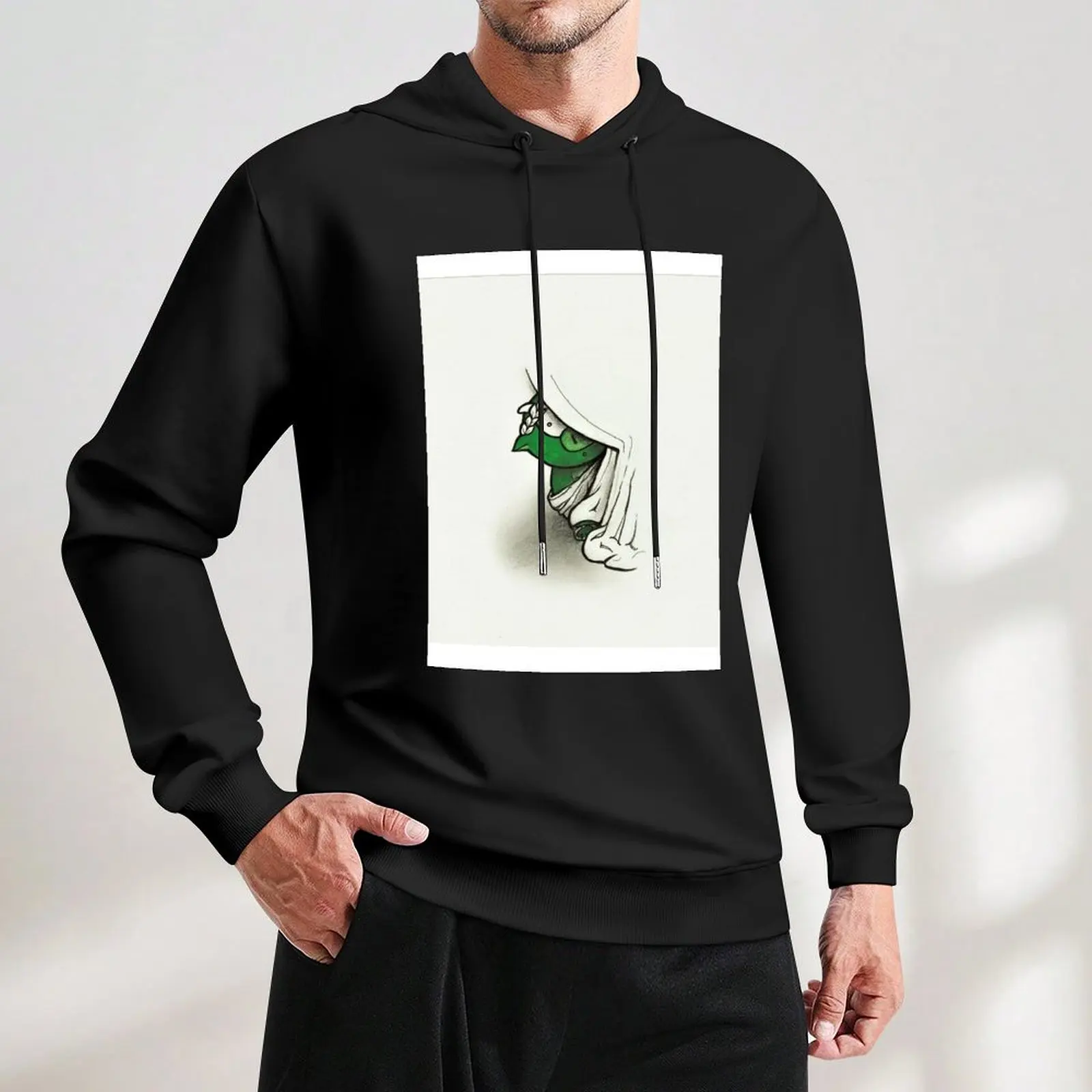 Пуловер с капюшоном Emperor Smol футболки рисунком мужская корейская одежда для