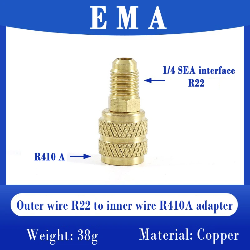 

Латунный адаптер для вакуумного насоса R410a, адаптер 5/16 SAE F, быстроразъемные соединители к 1/4 SAE для адаптера кондиционера, БЫСТРОРАЗЪЕМНАЯ муфта