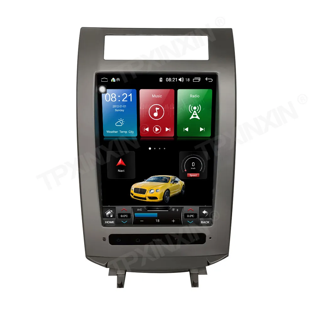 Фото 9-дюймовый вертикальный сенсорный экран Android 13 для Honda Acura RL, автомобильный радиоприемник, мультимедийный плеер, GPS-навигация, обновление головного устройства CarPlay №2