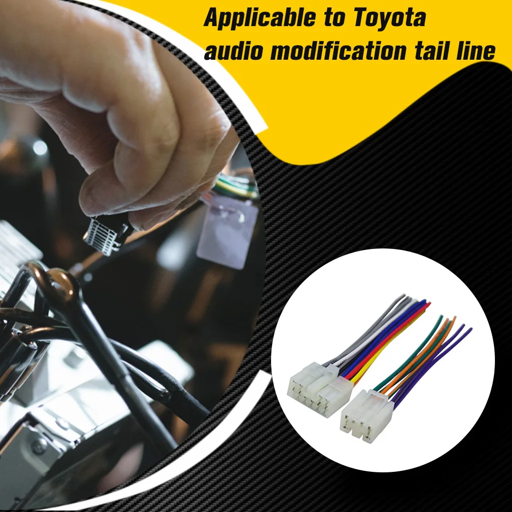 

Радиокабель, проводной адаптер, профессиональный длительный разъем питания для компакт-дисков, стабильная производительность, стерео автомобильные компоненты