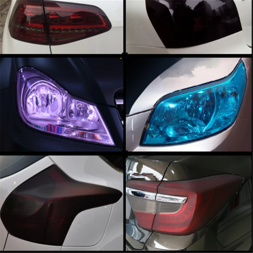 Фото Декоративная пленка для автомобильных фар Mercedes-Benz AMG W124 W204 W211 W212 W203 W205 X253 CLA C118 C117 №1