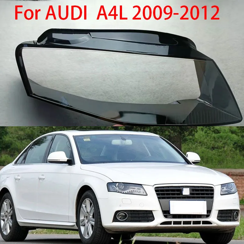 

Для Audi A4 B8 2009-2012 налобный светильник абажур прозрачный налобный светильник для объектива левый и правый абажур Защитная крышка для объектив...