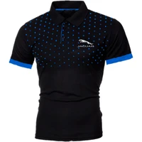2022 mens polo mens shirts short sleeve polo shirts jaguar new clothing summer street casual fashion mens tops