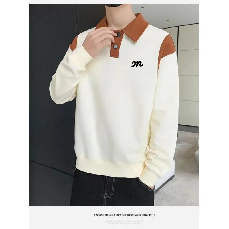 

Men's Golf Apparel Autumn Men's Long Sleeve T-shirt Men's Contrast Top Casual Sports