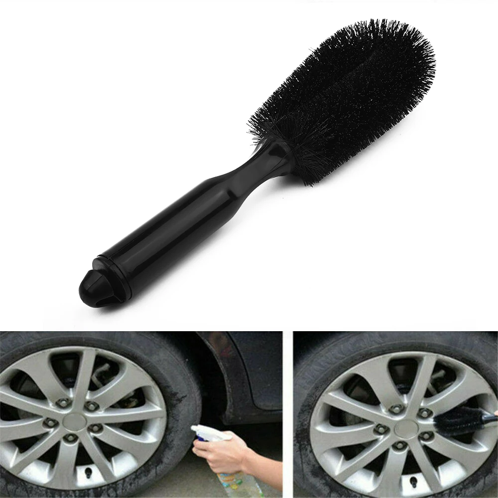 

1PC Wheel Brushes Car Wheel Cleaning Brush Tools Tire Washing Clean Tyre AlloySoft Bristle Cleaner Dashboard Air Outlet Clean