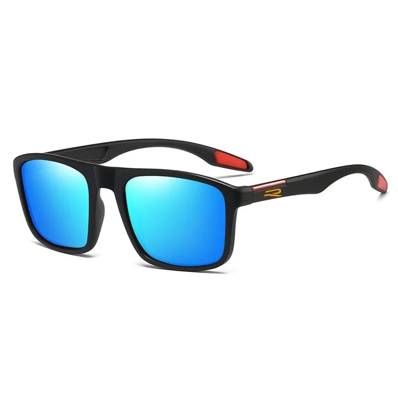 Классические винтажные квадратные солнцезащитные очки мужские поляризационные