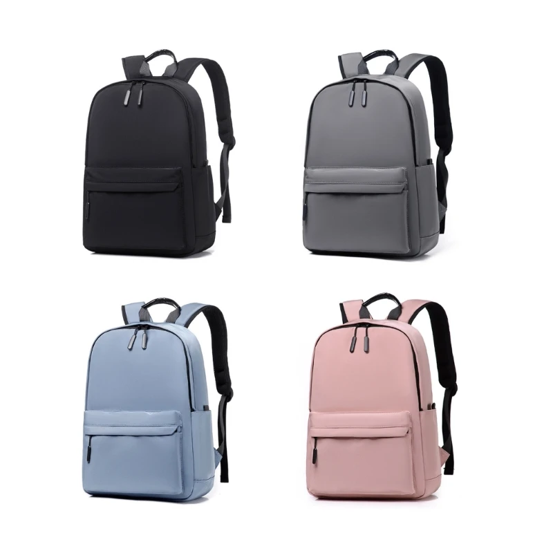 

M6CC College Backpack Bookbag for Teen Students Travel Daypacks Black/Gray/Blue/Pink