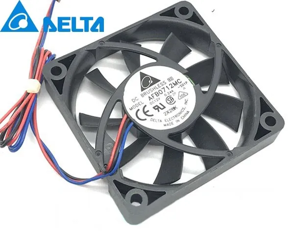 1 шт. AFB0712MC 7015 70 мм 12 В а Вентилятор охлаждения шасси для delta