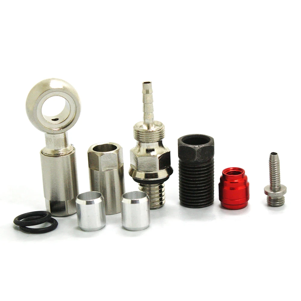 

Bicycle Olive Trocar Five-wire Connector Set Hot Sale Brake Oil Pipe Joint Group Brake Repair Parts For Brakes Such As GUIDE RRS