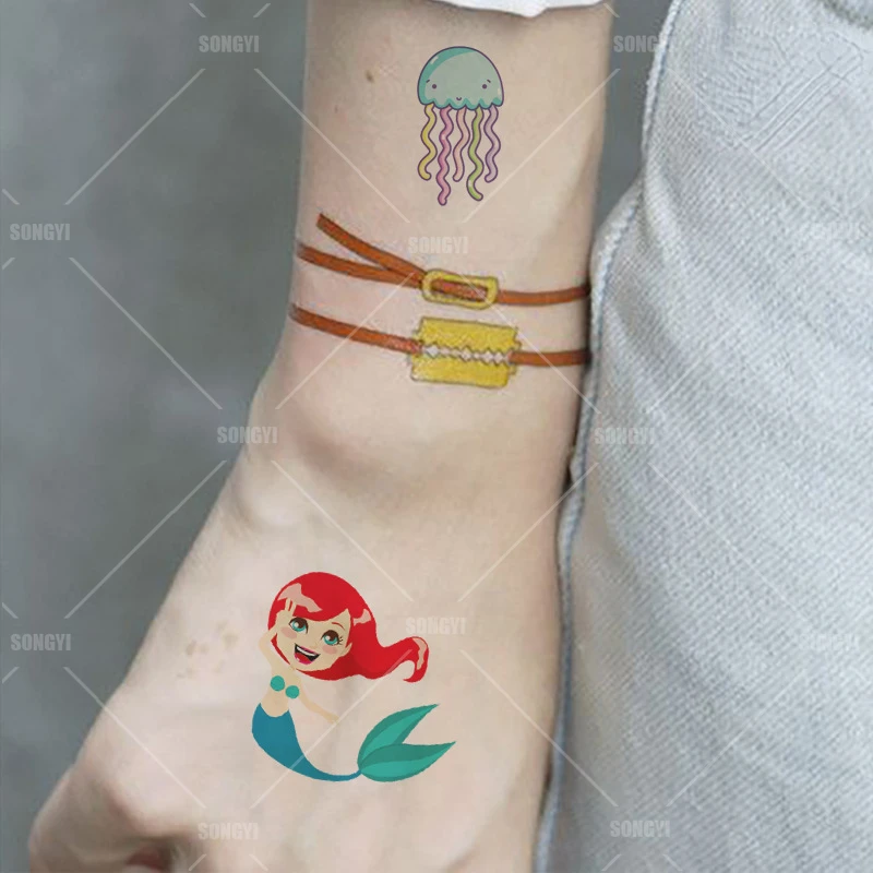 10 упаковок временные тату-наклейки Слон лев |