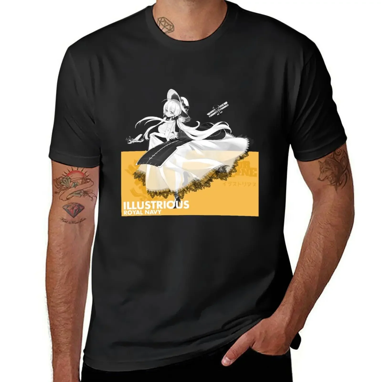 Футболка мужская оверсайз с коротким рукавом аниме графическая тенниска принтом